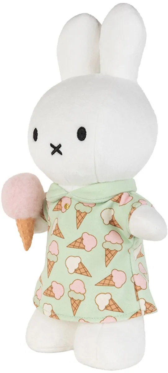 Bon Ton Toys Miffy Knuffel Standing Icecream Dress 24cm - Multicolor
