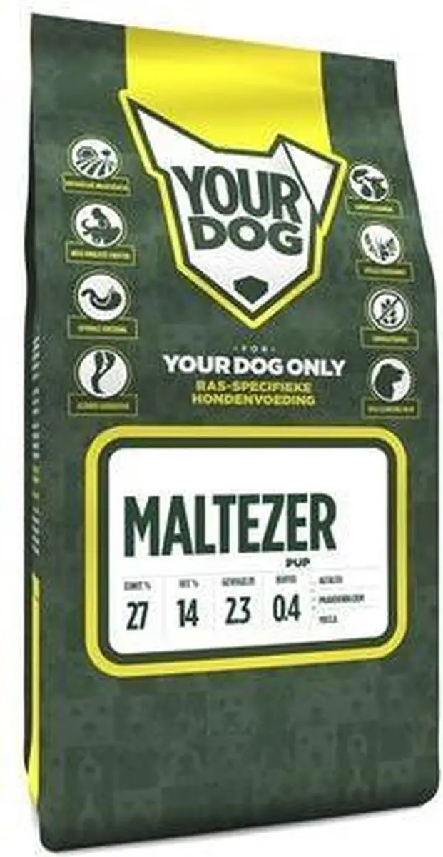 Yourdog Maltezer Pup Hondenbrokken - 12 kg - afbeelding 2 van 2