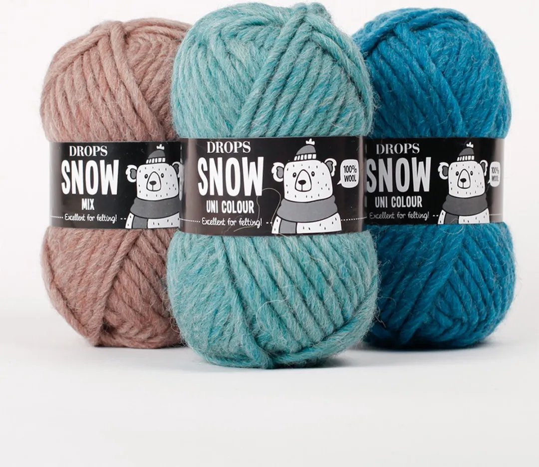 Drops Snow Uni Colour Wol Garen - Donker klimop