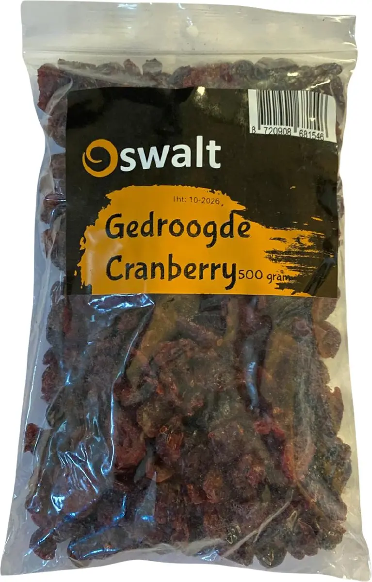 Oswalt gedroogde cranberries