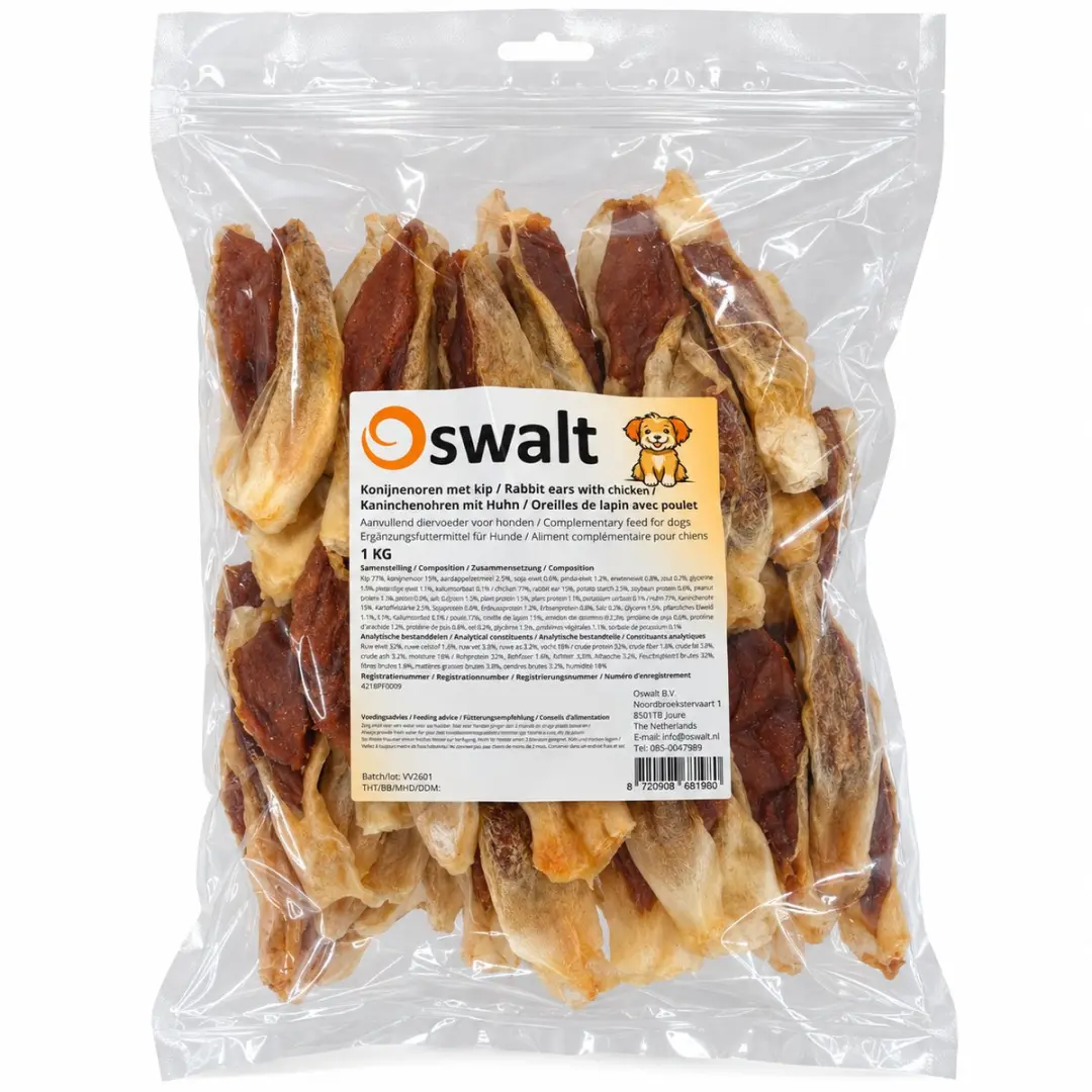 Oswalt Konijnenoren met Kip