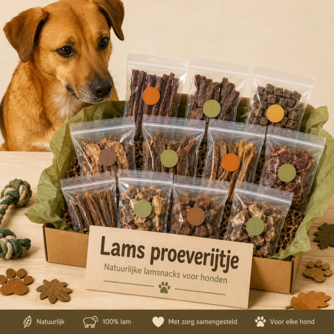 Animal King Lamsnacks voor Honden