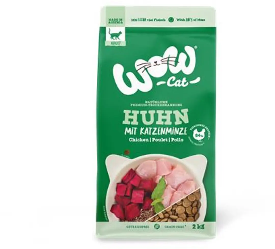 WOW Cat Adult Droogvoer Kip 2kg