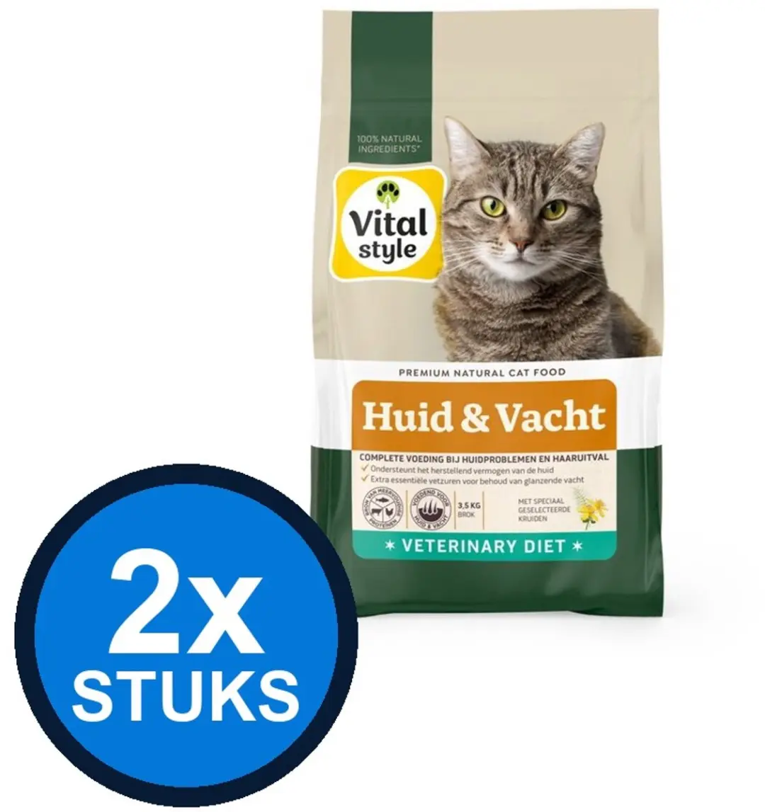 2x VITALstyle Kat Huid & Vacht