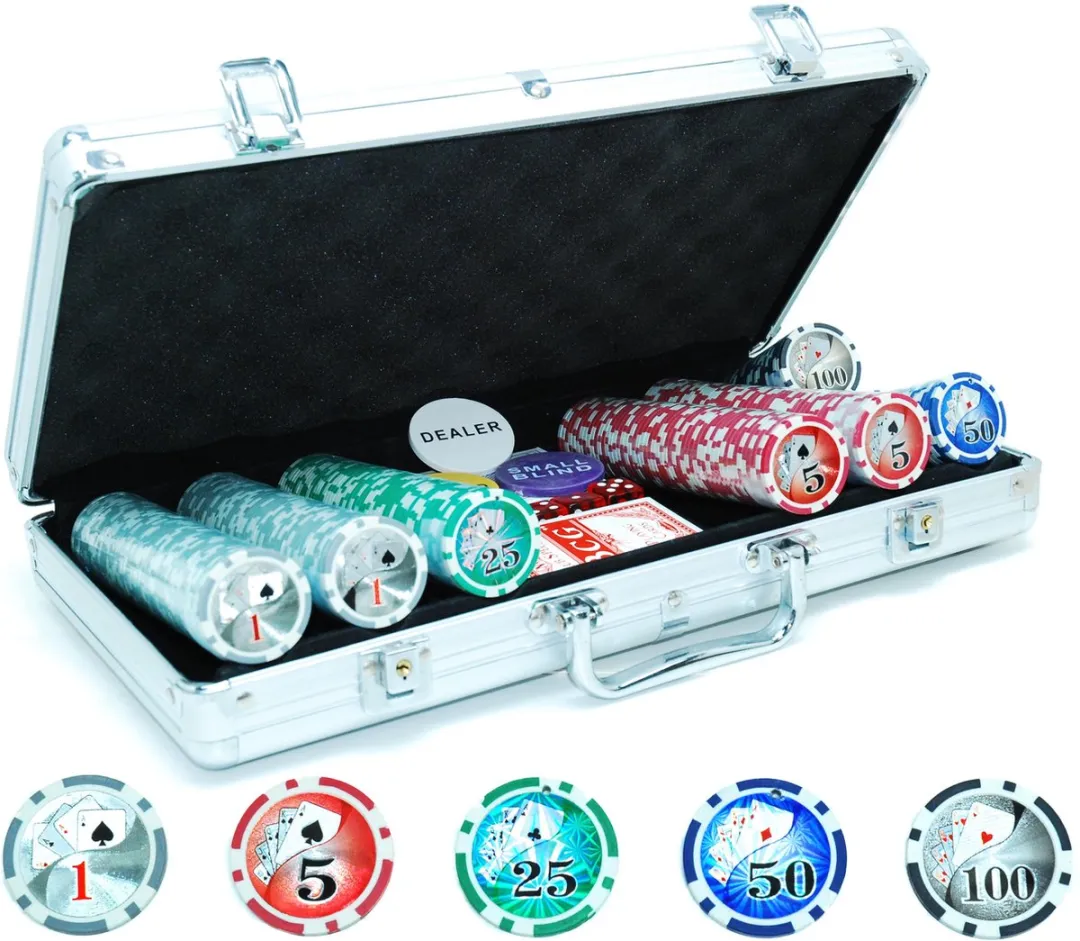 HOT Games Pokerfiches Koffer Laser 300 Stuks
