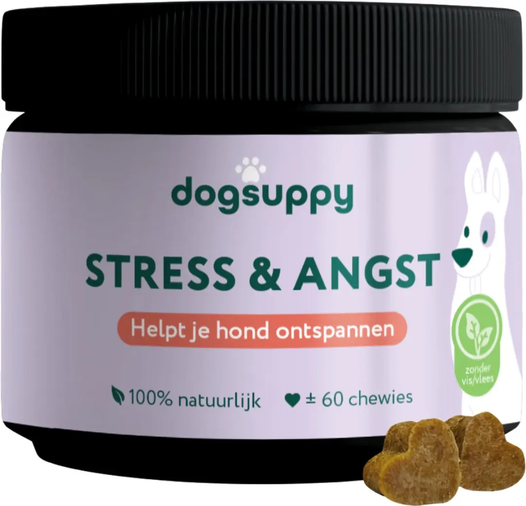 DogSuppy Anti Stress & Angst Snoepjes - 60 stuks