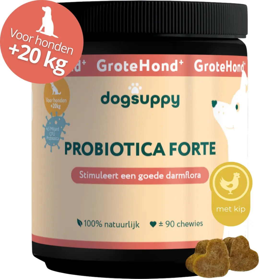 DogSuppy Probiotica Grote Hond Kip