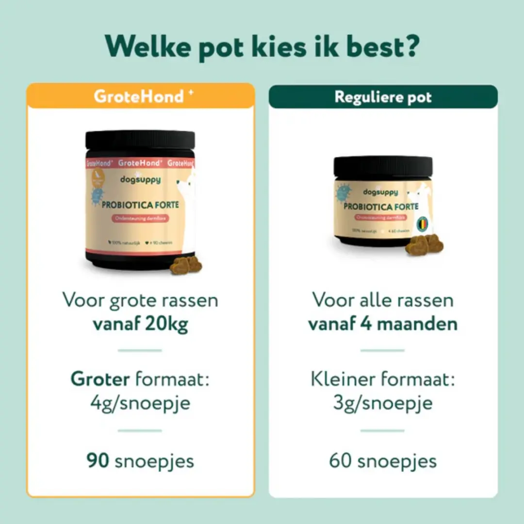 DogSuppy GroteHond+ Probiotica Forte Zalm - 90 snoepjes - afbeelding 6 van 6