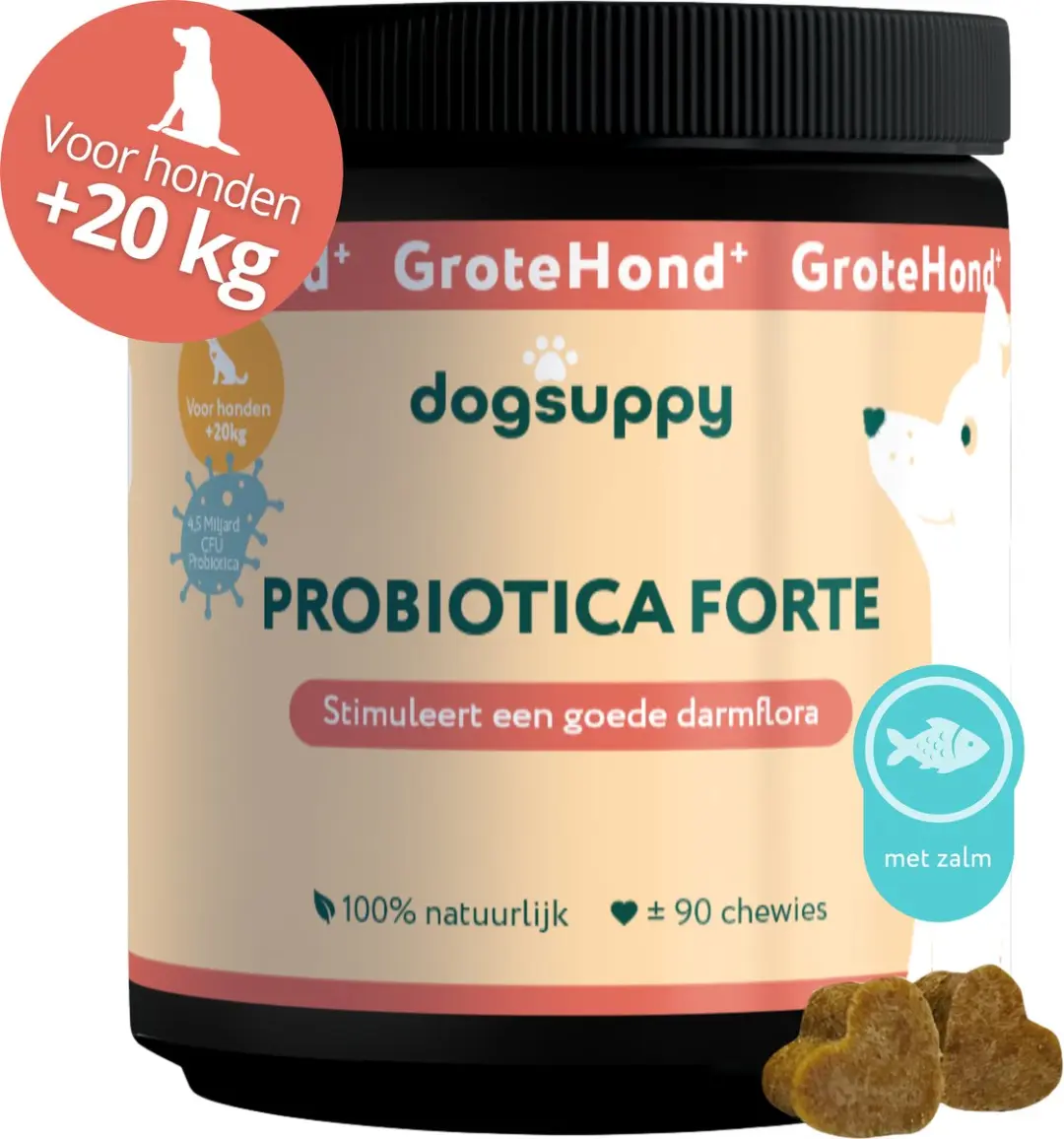 DogSuppy GroteHond+ Probiotica Forte Zalm