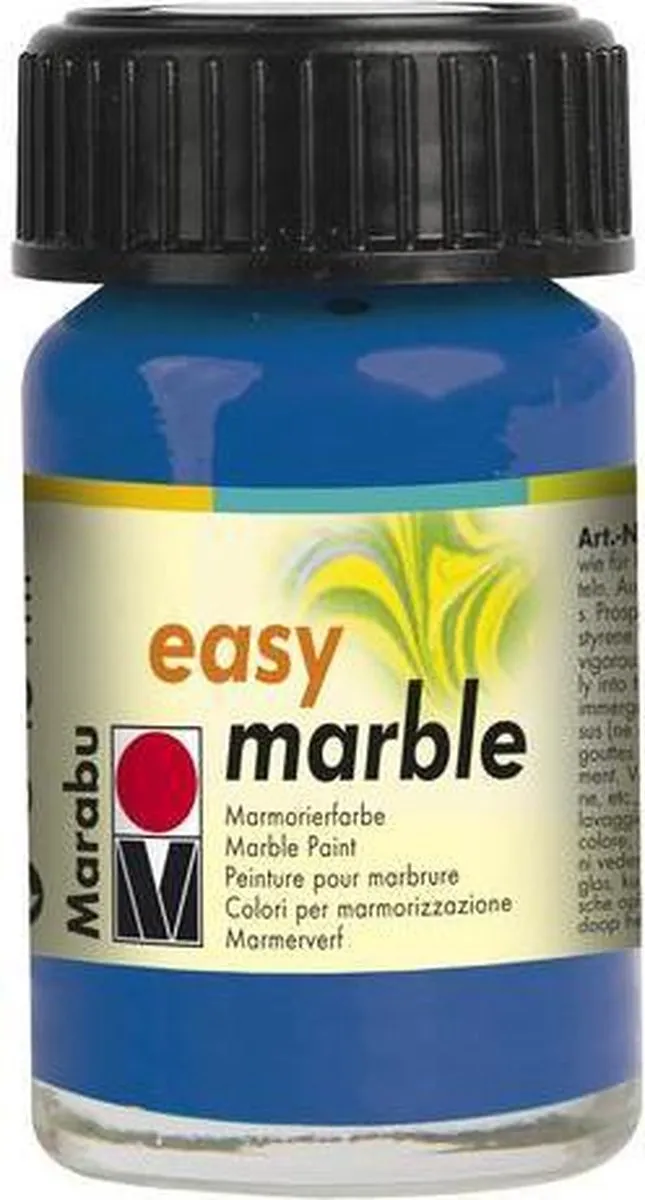 Marabu Water-mengbare Olieverf Azuurblauw 15ml