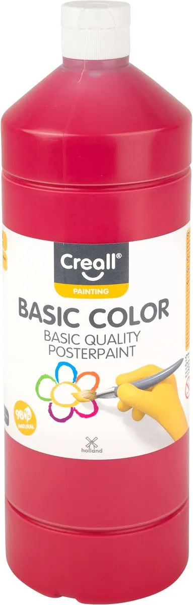Creall Plakkaatverf Rood 1000ml