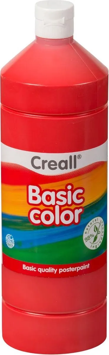 Creall Plakkaatverf Rood 1000ml