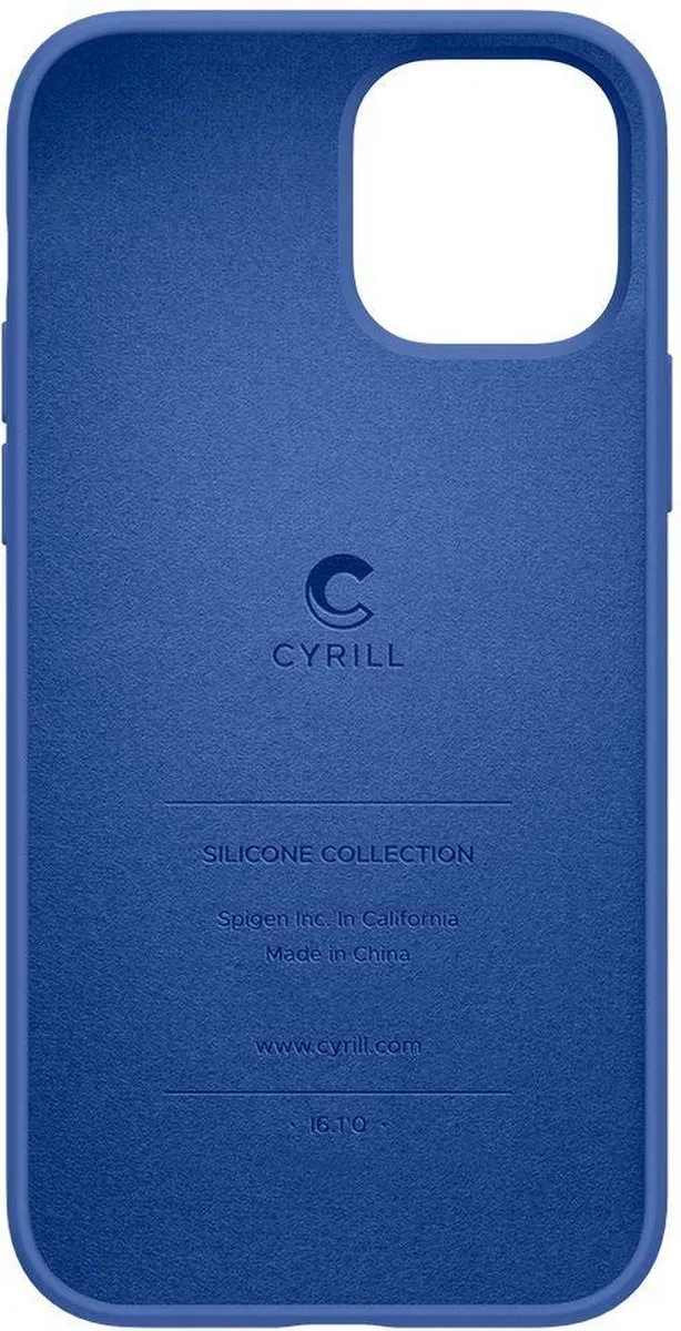 Spigen Cyrill Silicone Hoesje ACS01654 - Blauw