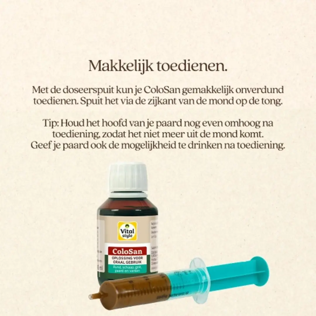 VITALstyle ColoSan Darmolie Paard - 45ml - afbeelding 3 van 3