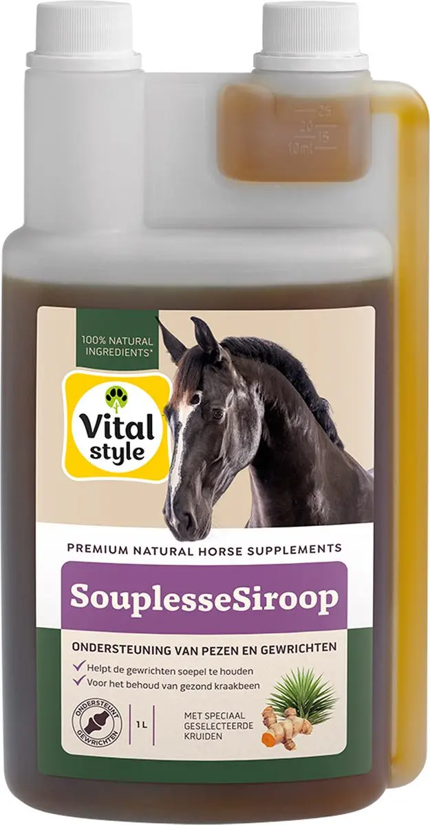 VITALstyle Souplessesiroop paarden 1L - afbeelding 6 van 6
