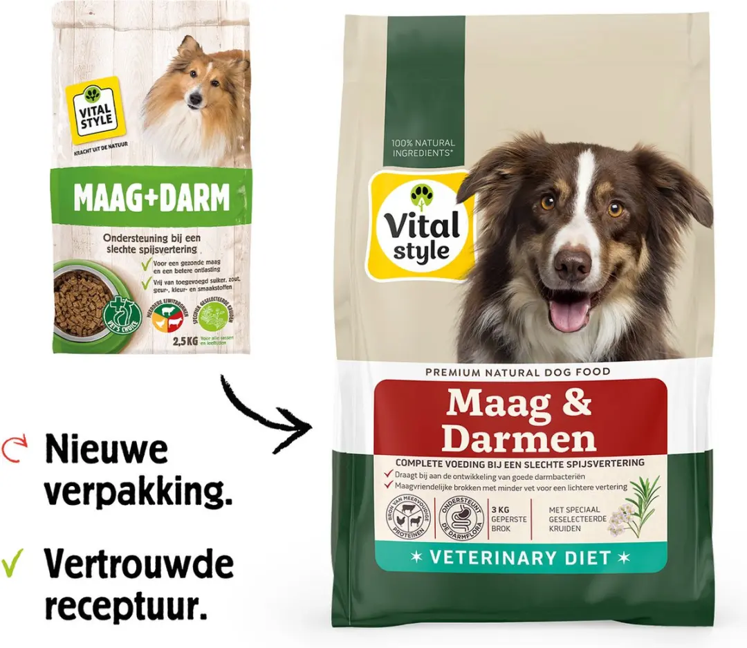 VITALstyle Maag & Darmen Hondenvoer - 12 kg - afbeelding 6 van 6