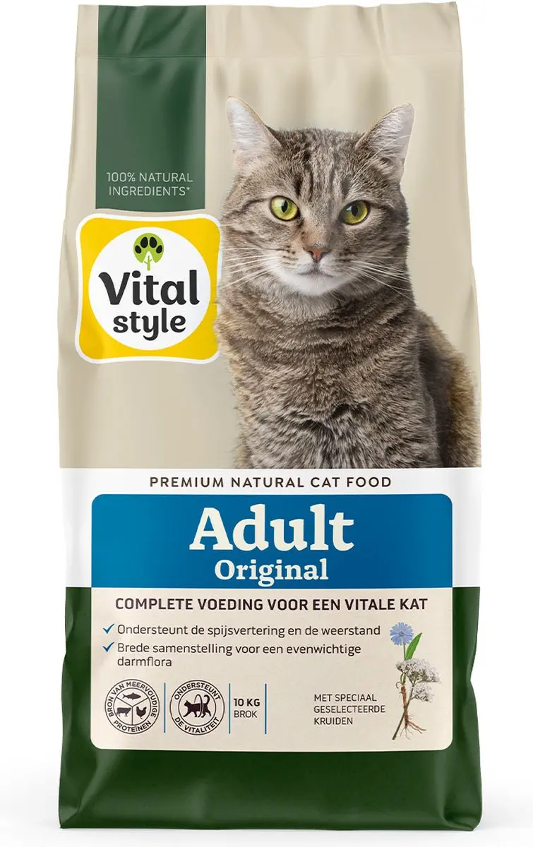 VITALstyle Adult Original Kattenbrokken met Rund