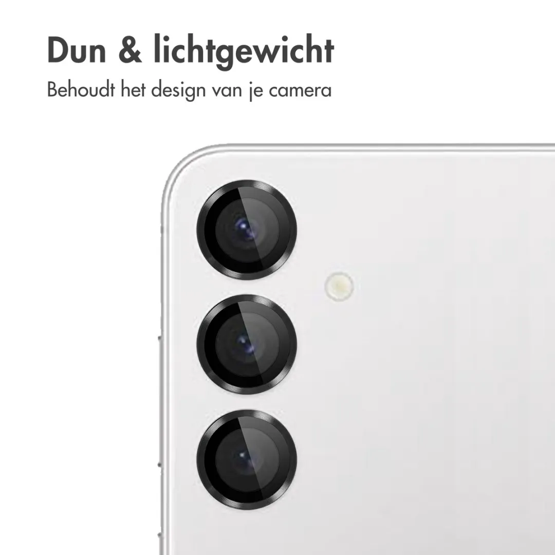 imoshiion Camera Lens Protector - Samsung Galaxy S24 Plus - 2 Stuks - Zwart - afbeelding 6 van 6