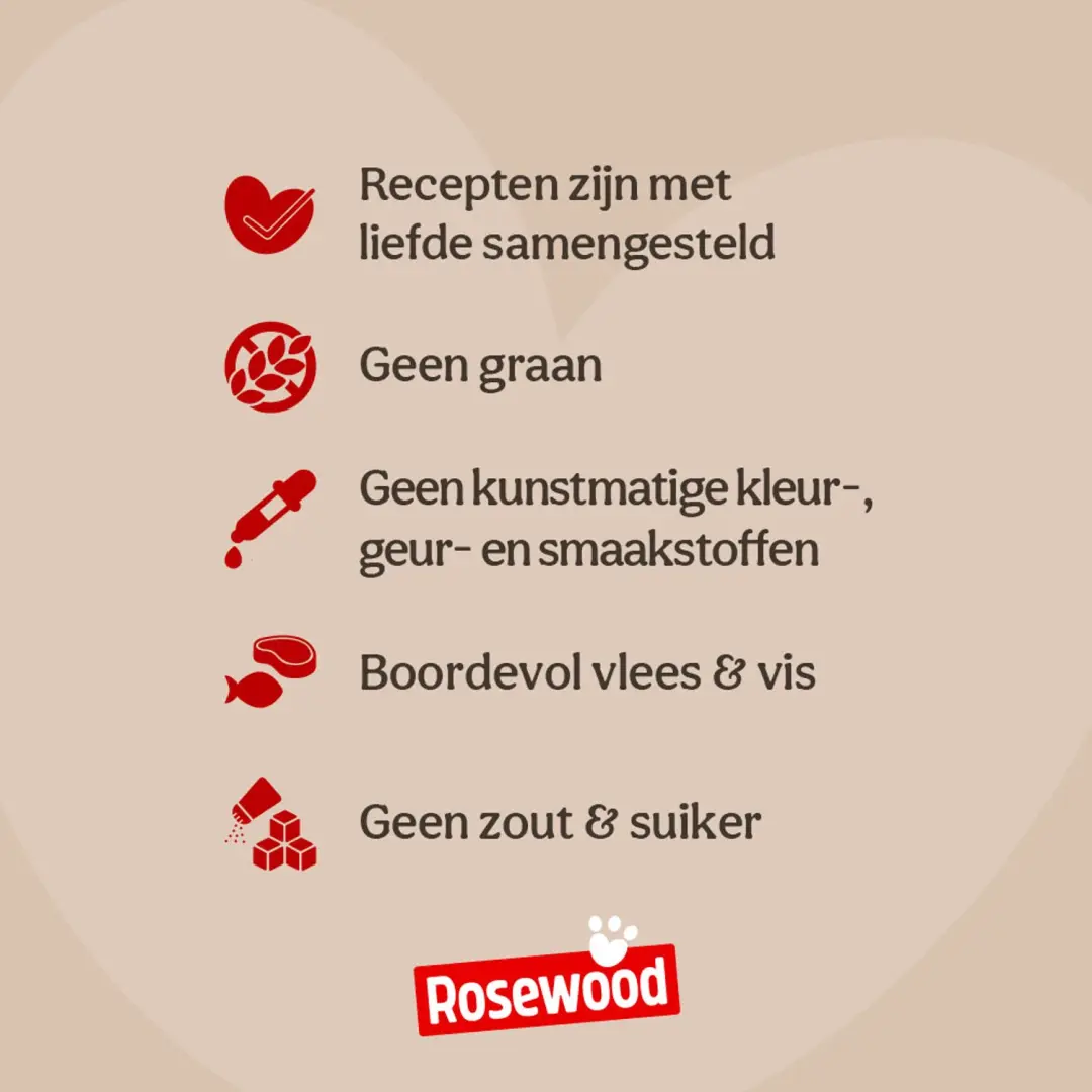 Rosewood Naturefood Hondensnack Eend Filet 1kg - afbeelding 3 van 6