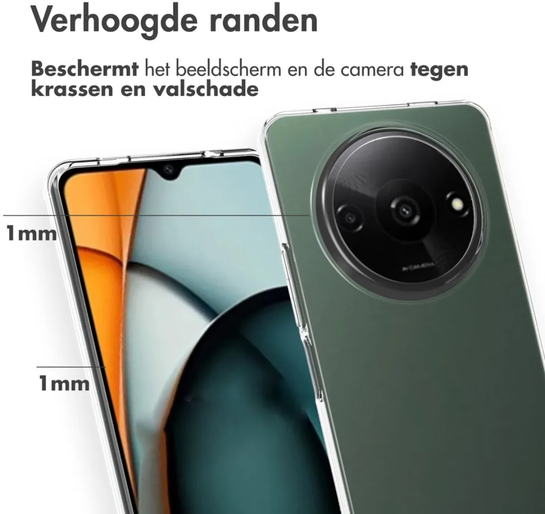 Accezz Hoesje Xiaomi Redmi A3 - Transparant