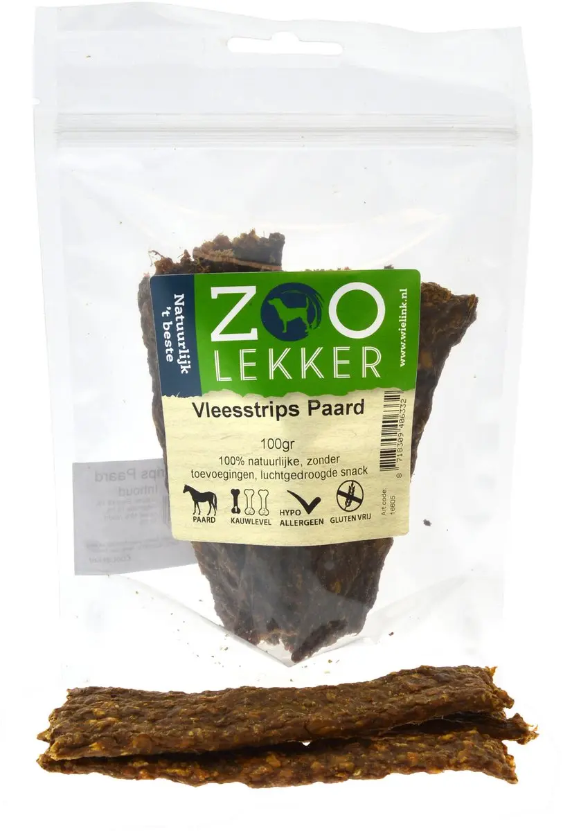 Zoolekker Vleesstrips Paard