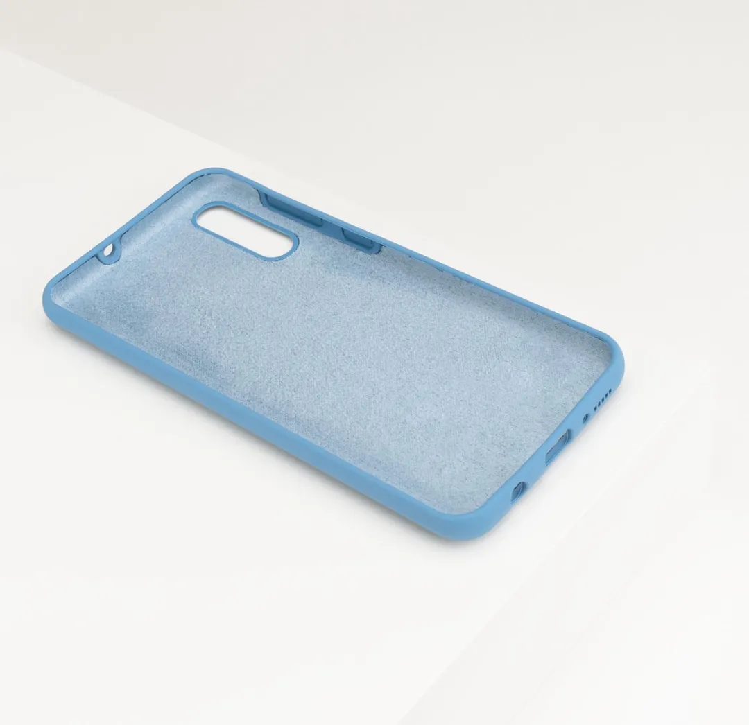 BMAX Siliconen Hard Case Samsung Galaxy A70 - Blauw