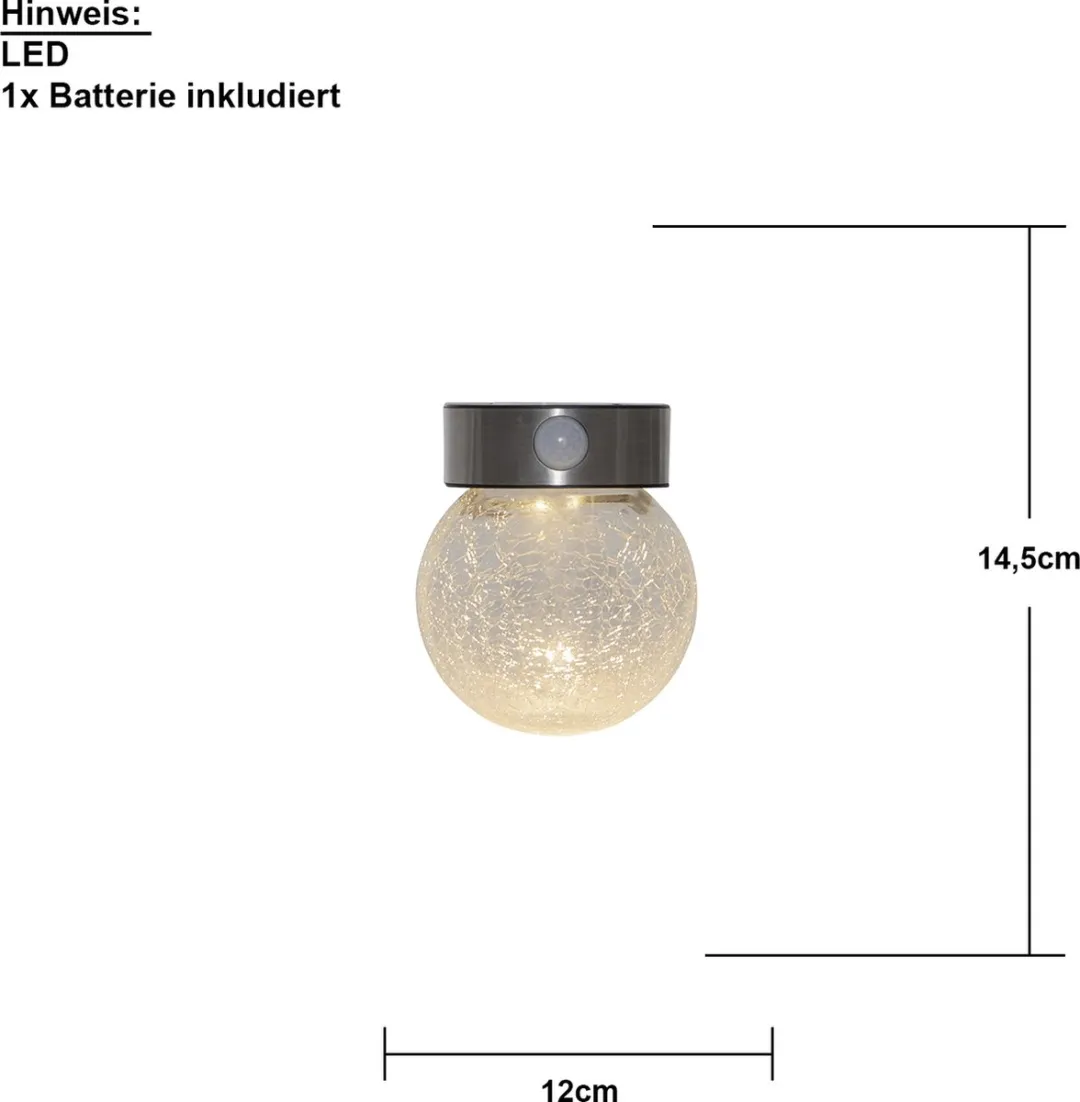 Star Trading Solar Wandlamp Glory - Warm Wit - 1W