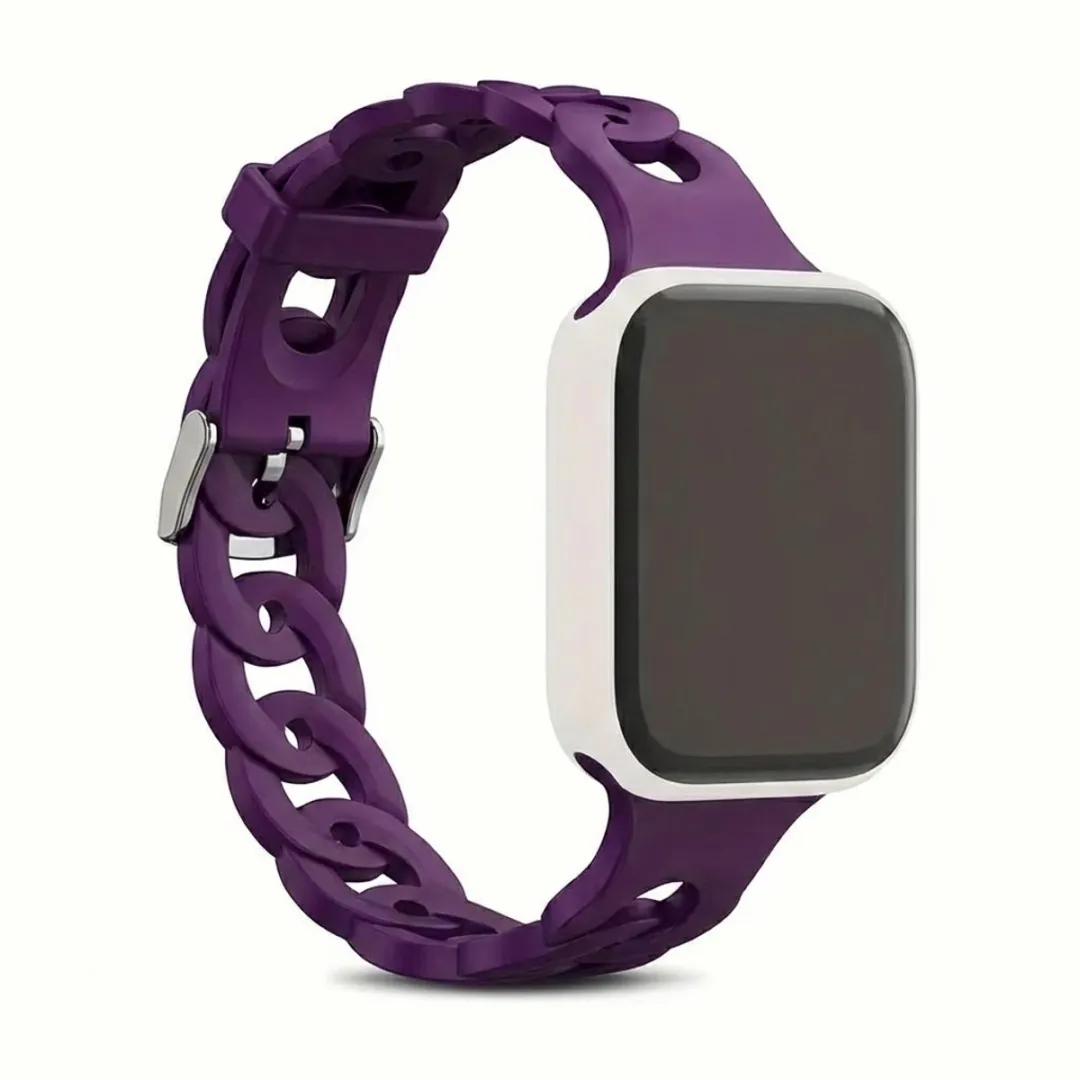 NuveX Donker Paars Horlogebandje Apple Watch 38-42mm