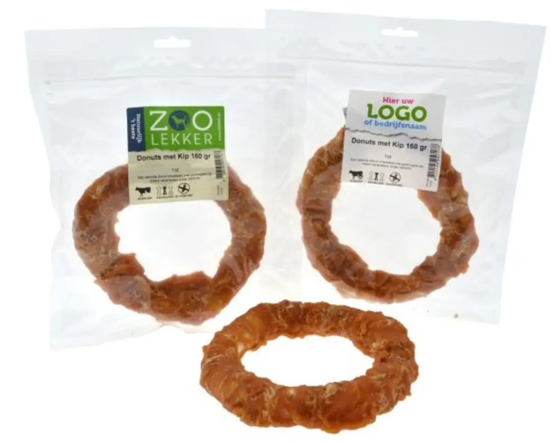 Zoolekker Donut met kip 160 g