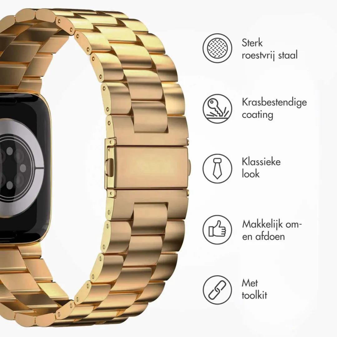 Imoshion Stalen Bandje Apple Watch 42mm - Goud