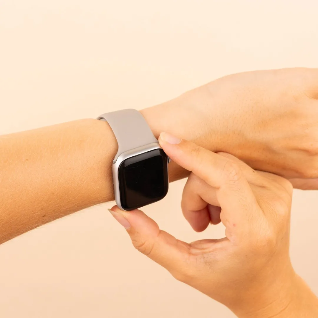 Imoshion Siliconen Bandje Apple Watch 38-42mm - Grijs