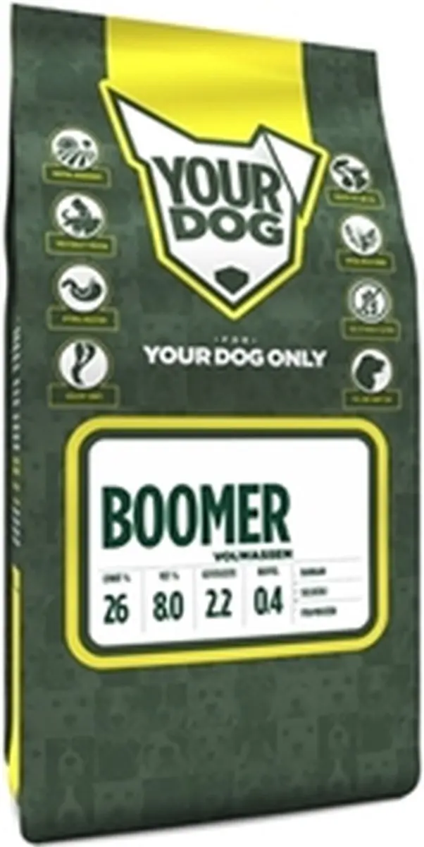 Yourdog Boomer Volwassen Hondenbrokken 12kg - afbeelding 2 van 2