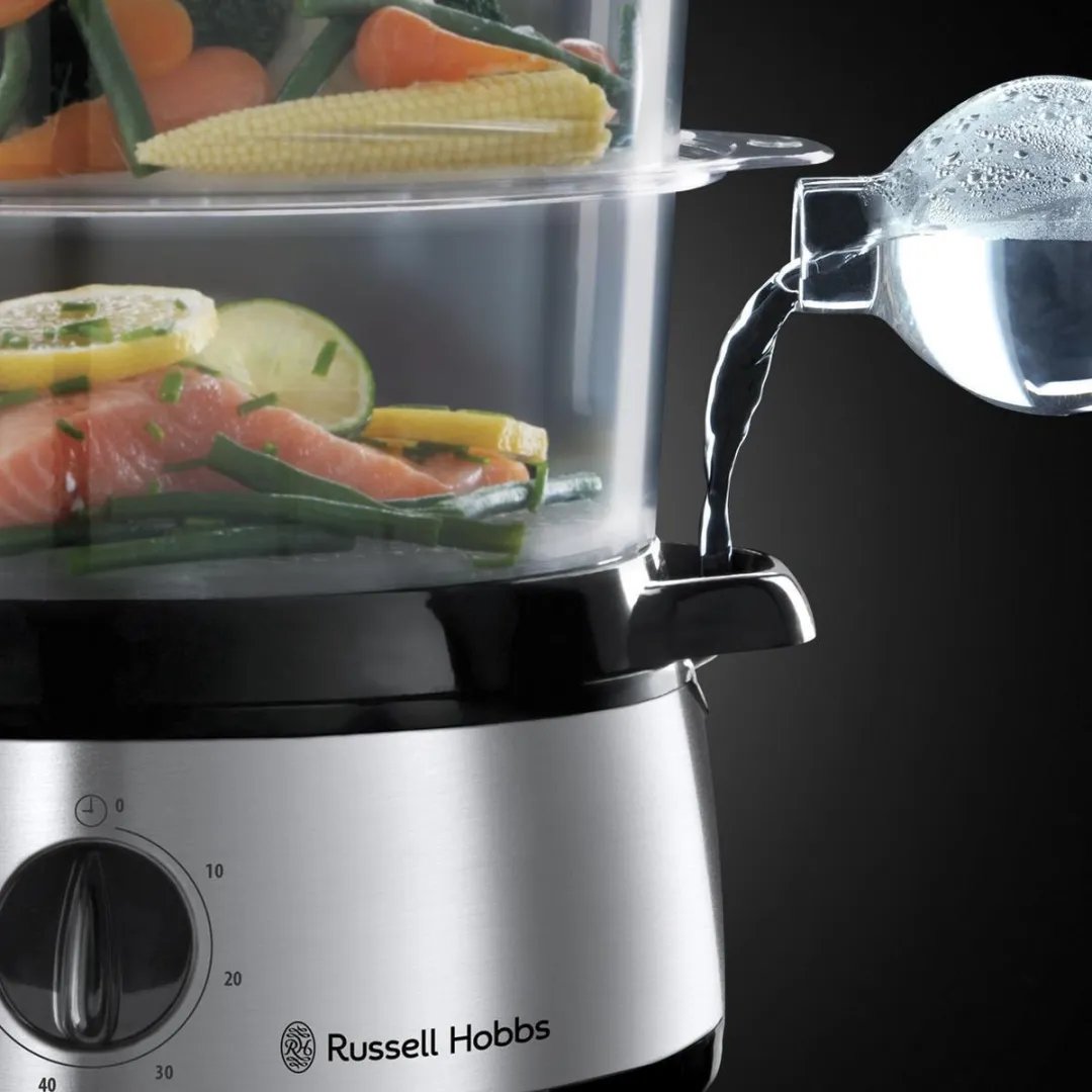 Russell Hobbs Stoomkoker 19270-56 - 9 Liter - Grijs/Zwart