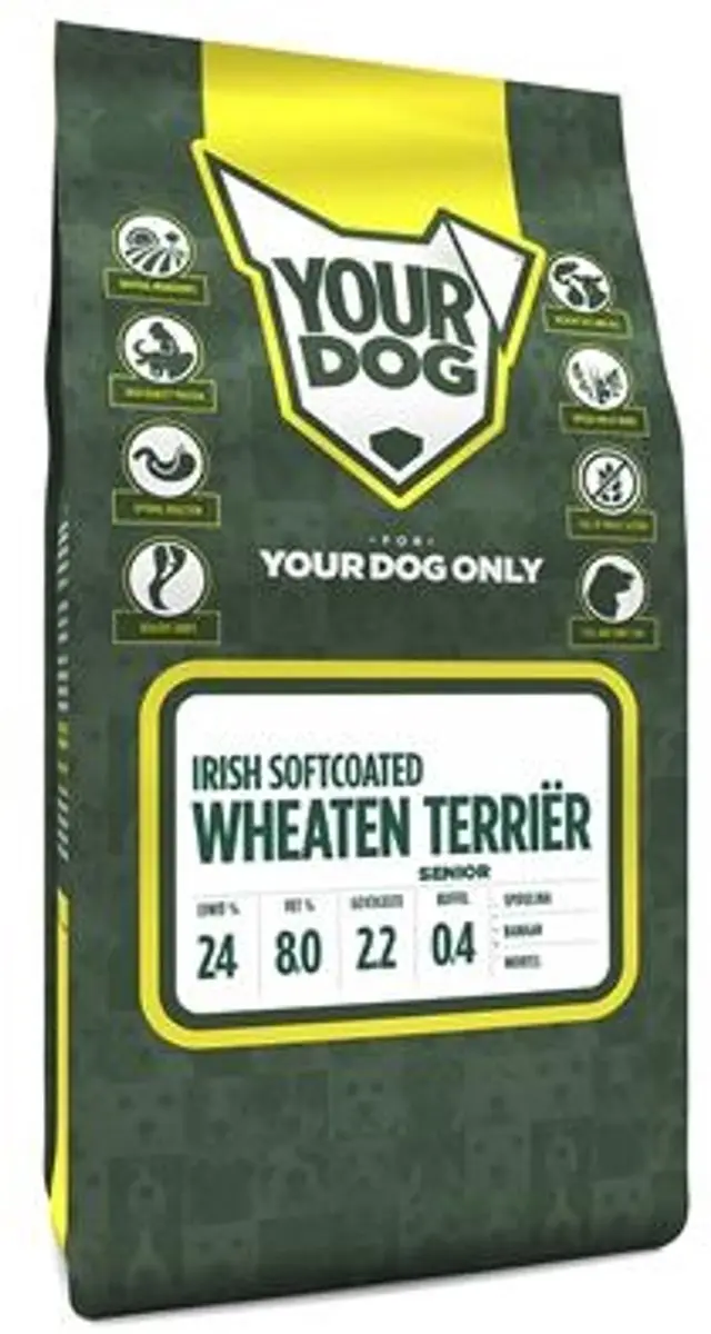 Yourdog Irish Softcoated Wheaten Terriër Senior Hondenbrokken 12 kg - afbeelding 2 van 2