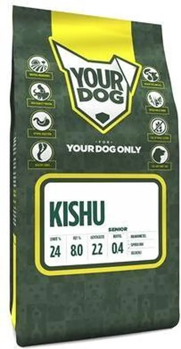 Yourdog Kishu Senior Hondenbrokken - 12kg - afbeelding 2 van 2