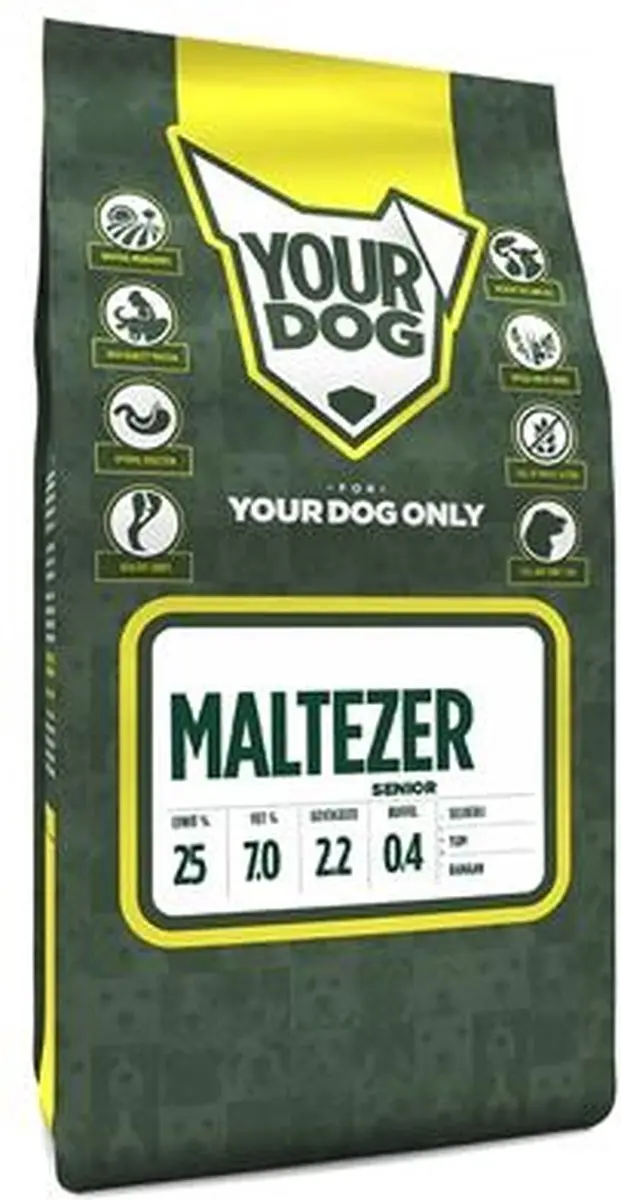 Yourdog Maltezer Senior Hondenbrokken - 12kg - afbeelding 2 van 2