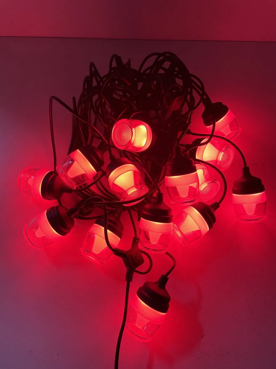 Twinkle Toys RGBIC LED Party-Lights 13m - 14 Lichtpunten - Zwart