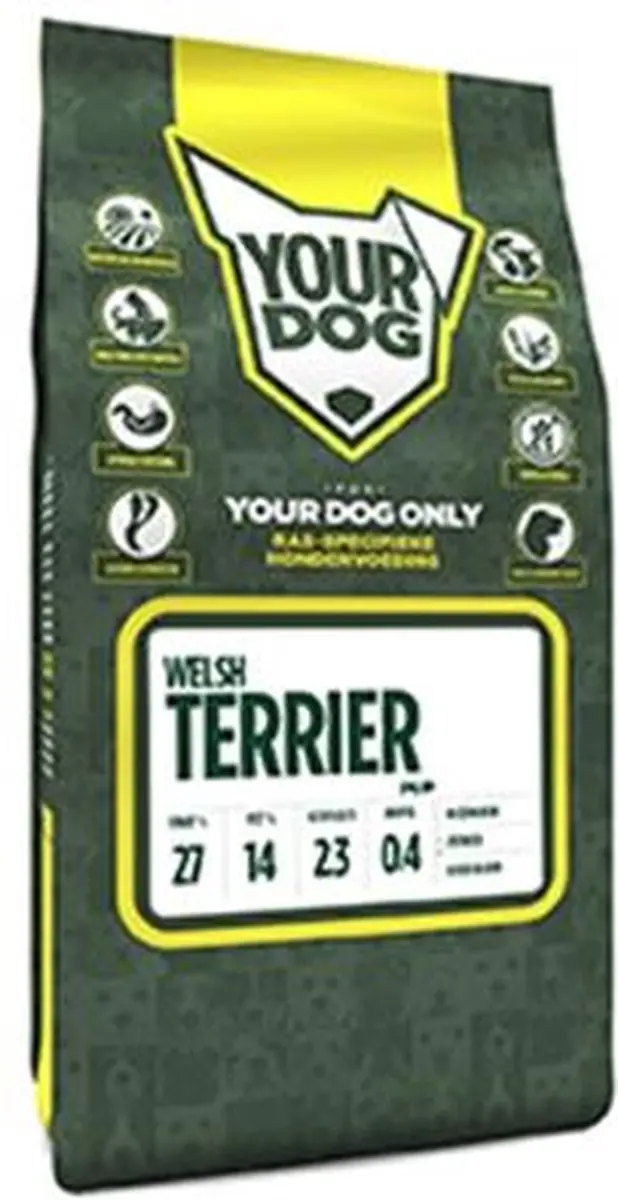 Yourdog Welsh Terriër Pup Hondenbrokken 12kg - afbeelding 2 van 3