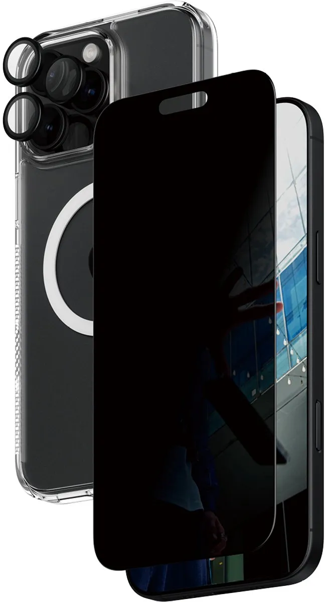 PanzerGlass PG 3-in-1 Priv Bundle iPhone 16 Pro Max