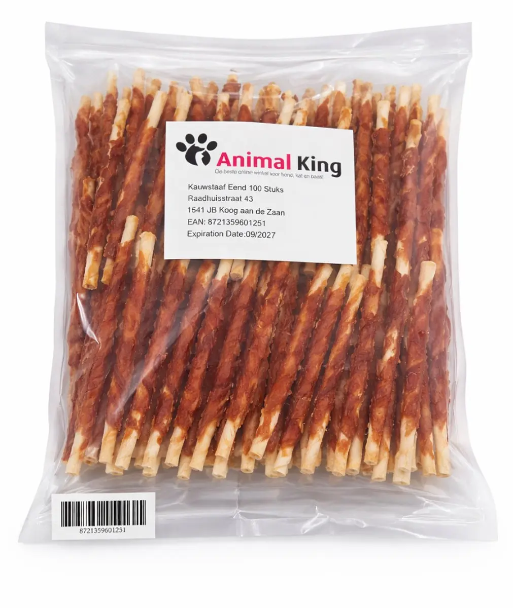 Kauwstaaf Hond Eend