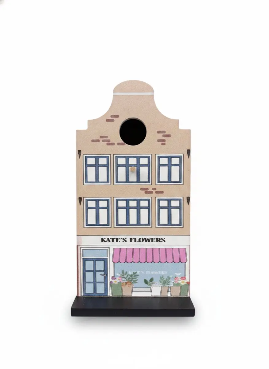 Decoratief Vogelhuisje Grachtenpand