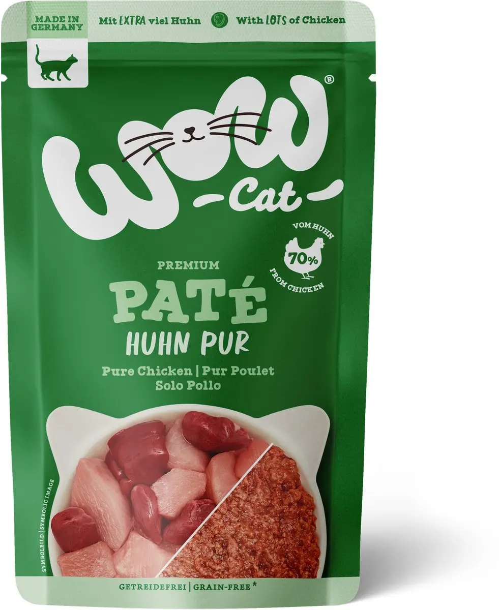 WOW Cat Adult Kip Pur Kattenvoer Nat