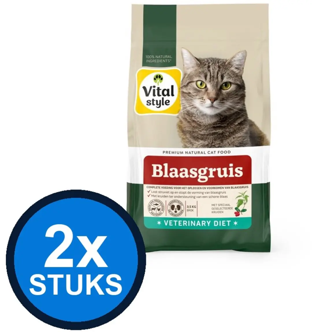 2x VITALstyle Kat Blaasgruis