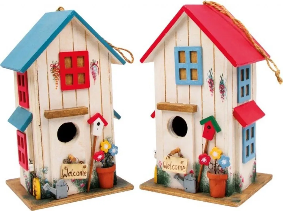 Small Foot Houten Vogelhuis Villa Villekulla - Multicolor