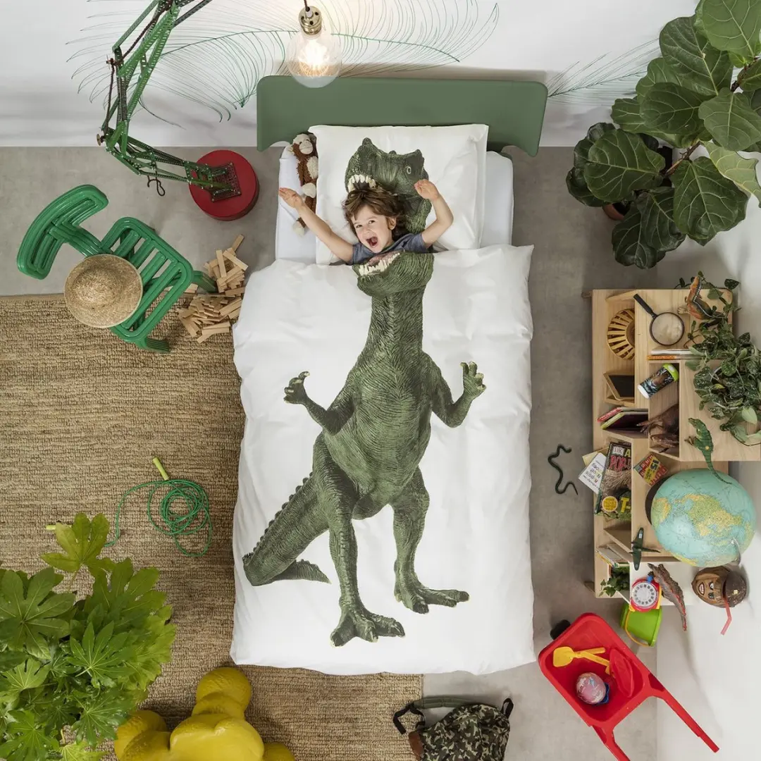 Snurk Beddengoed Dino Dekbedovertrek