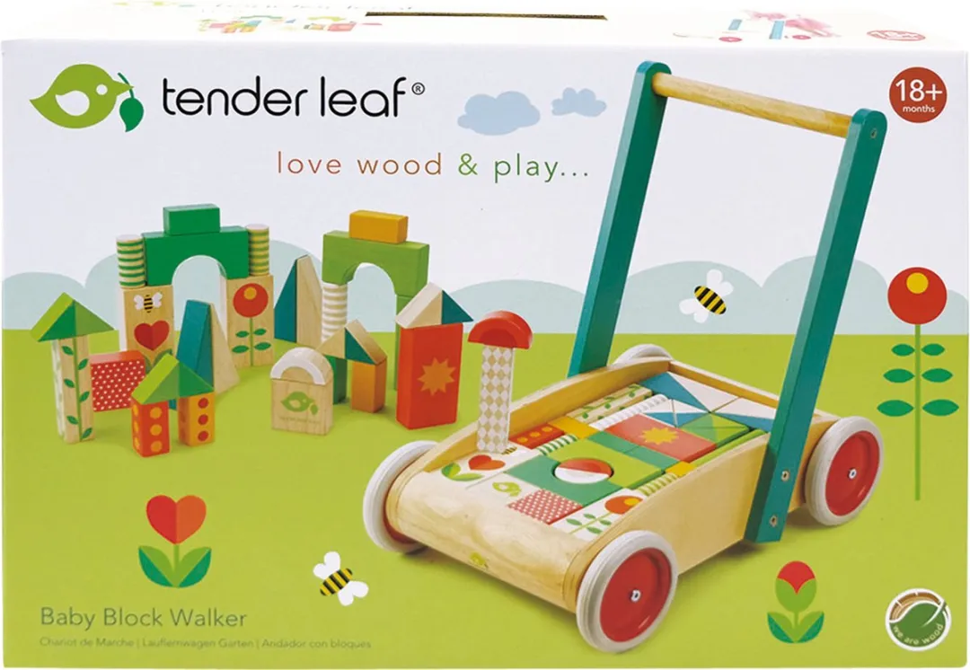 Tender Toys Loopwagen Junior Multicolor - 30-delig