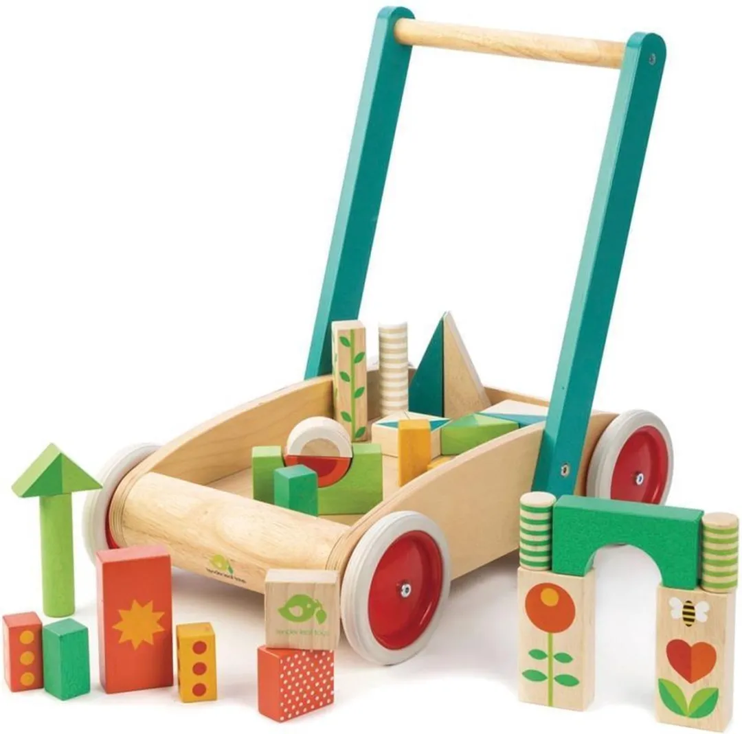 Tender Toys Loopwagen Junior Multicolor - 30-delig