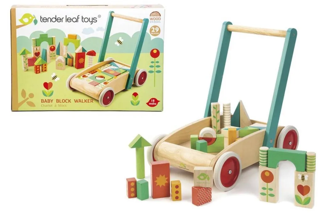 Tender Toys Loopwagen Junior Multicolor - 30-delig