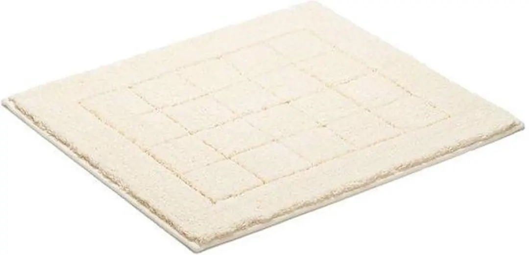 Vossen Bidetmat Exclusive 55x65cm - Ivoor - afbeelding 2 van 2