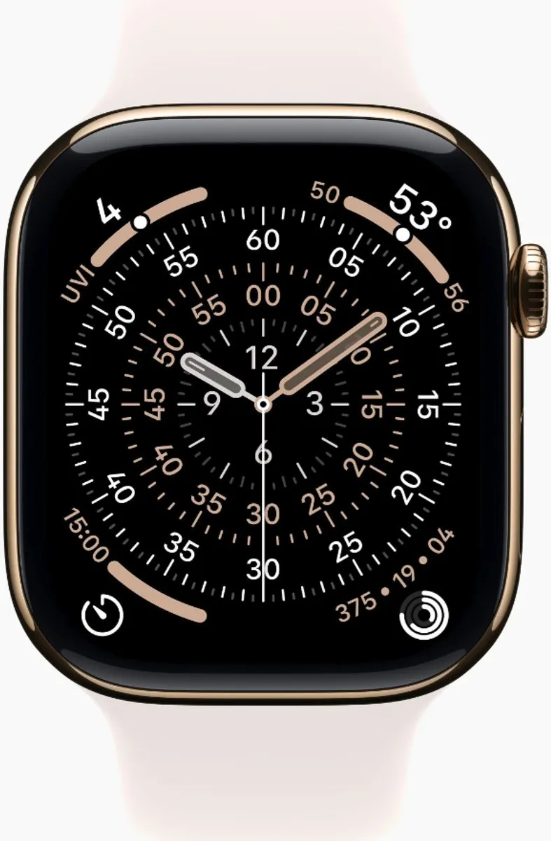 Apple Watch 11 46mm Gold Titanium